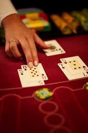 Meja Dragon Tiger Live dengan dealer dan kartu terlihat jelas di layar